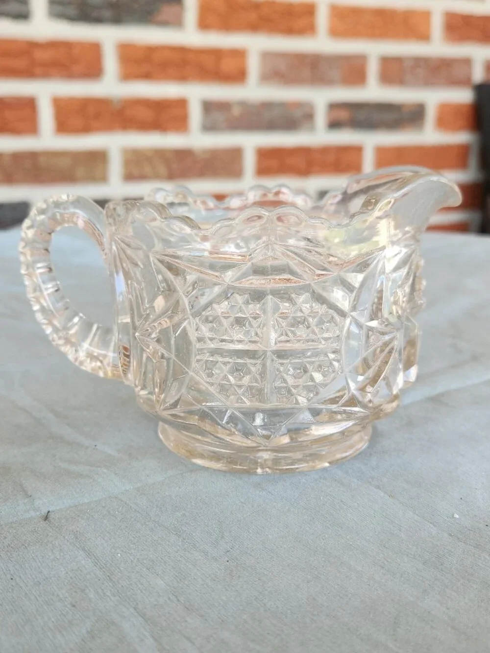 Vintage Star of David Creamer by New Martinsville